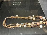 Necklace Lelune Woman LELUNE GLAMOUR in Silver Perla LGNK540